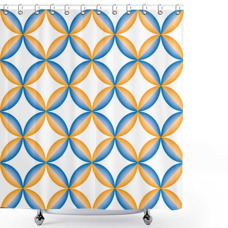 Personality  Geometric Background Shower Curtains