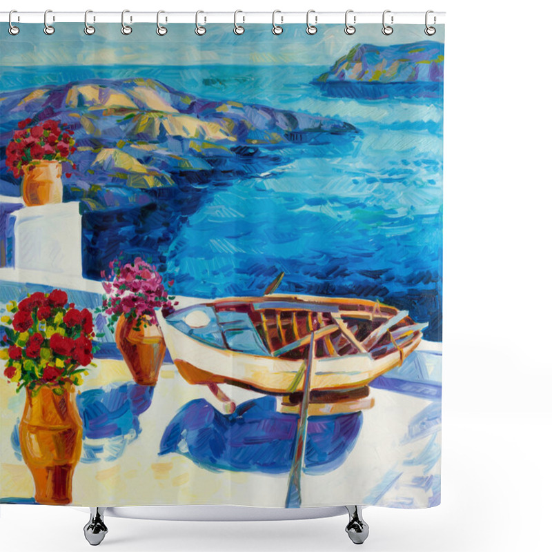 Personality  Sea View Shower Curtains