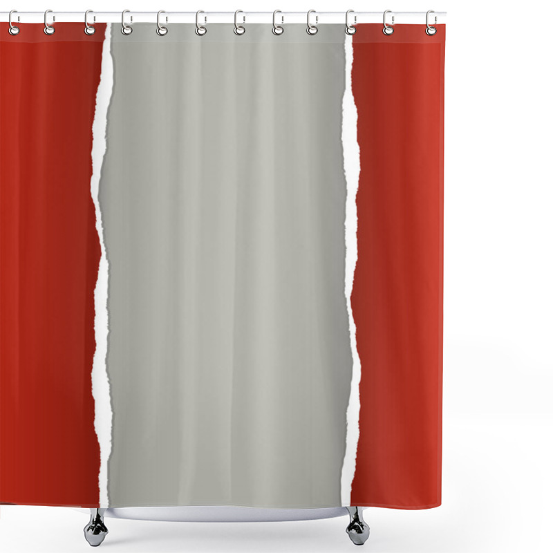 Personality  Torn Paper Shower Curtains