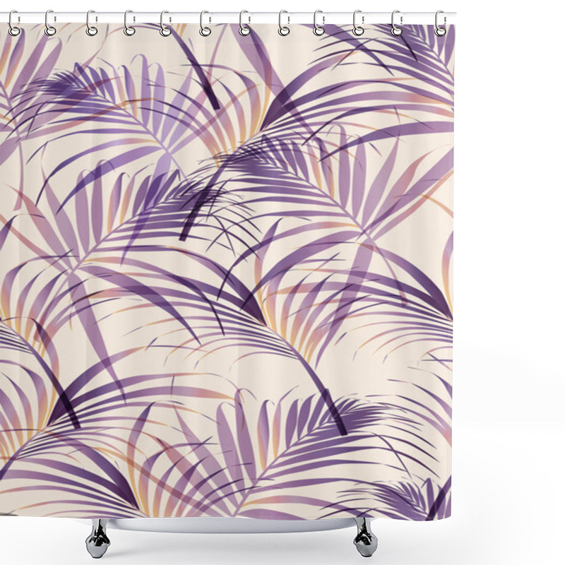 Personality  Tropical Leaves Pattern Shower Curtains