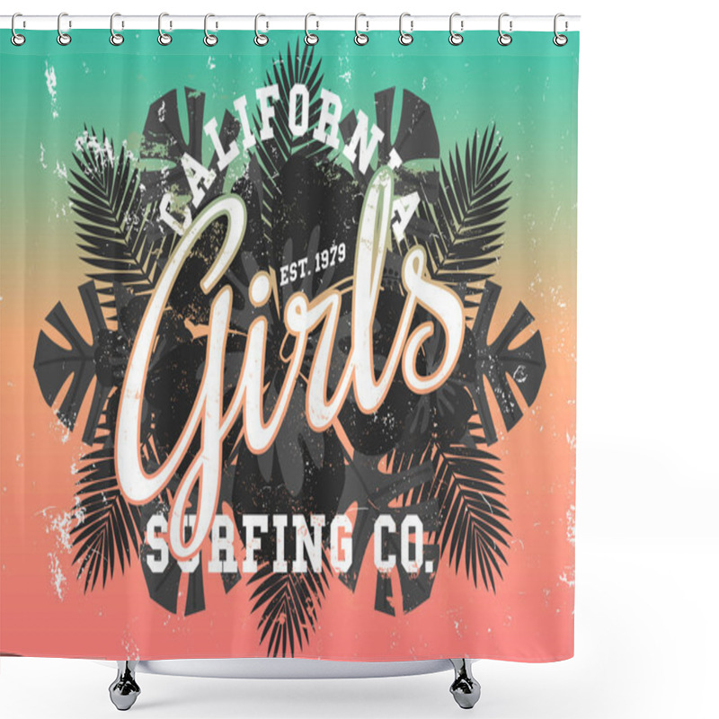 Personality  Retro Style Summer Design Shower Curtains