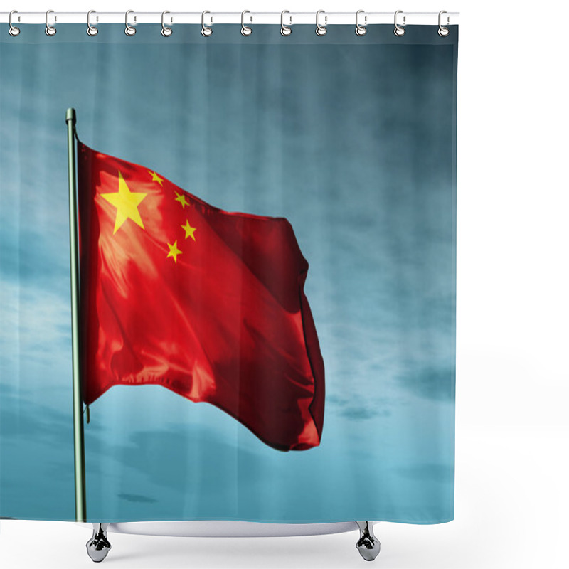 Personality  Flag Of China Shower Curtains