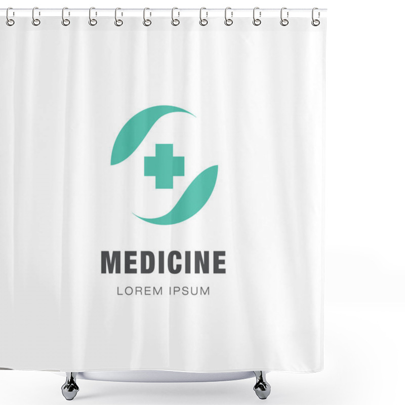 Personality  Medical Logo Shower Curtains