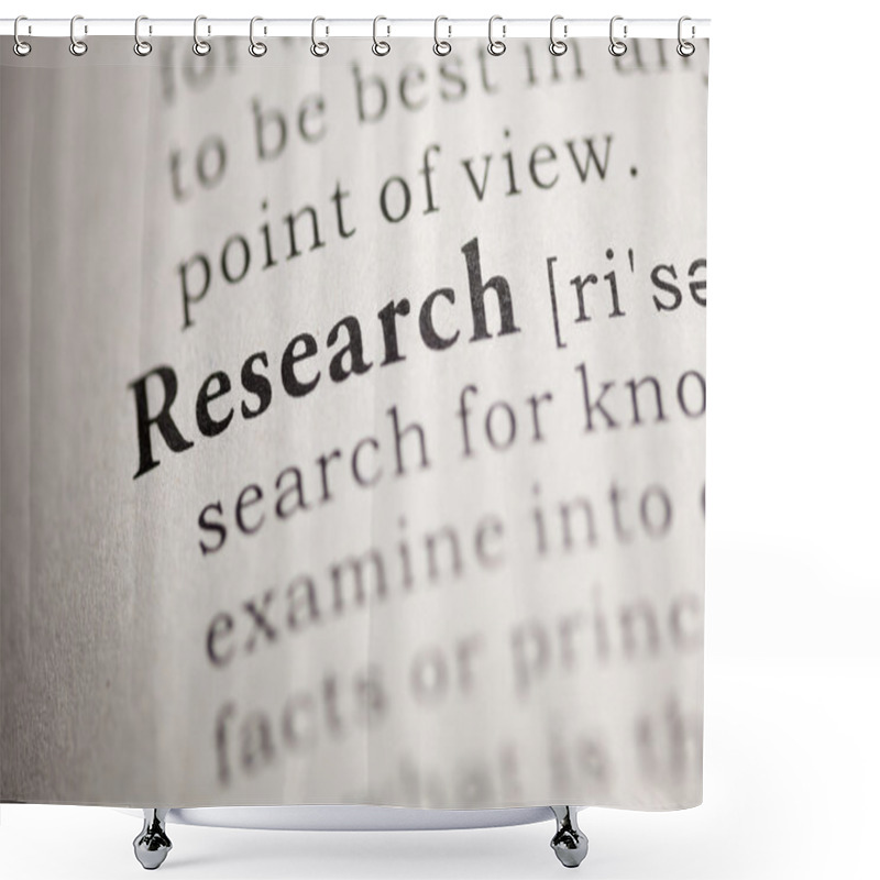 Personality  Research Shower Curtains