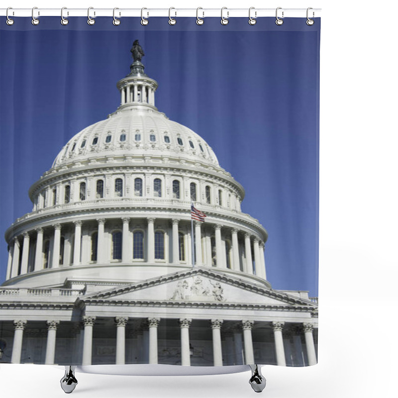 Personality  United States Capitol Building Shower Curtains