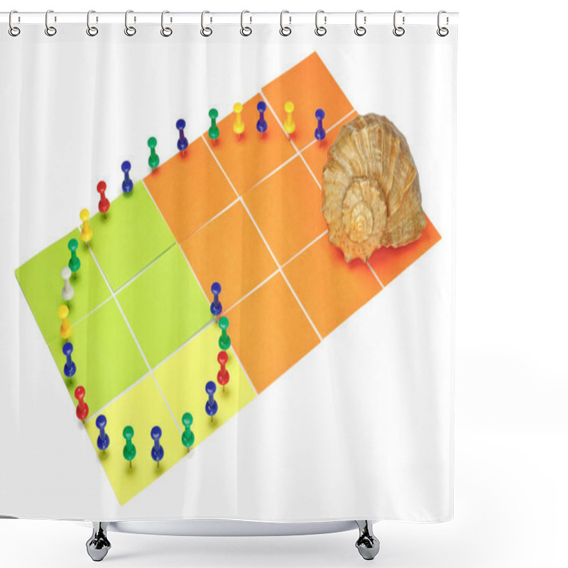 Personality  Golden Mean In Office Shower Curtains