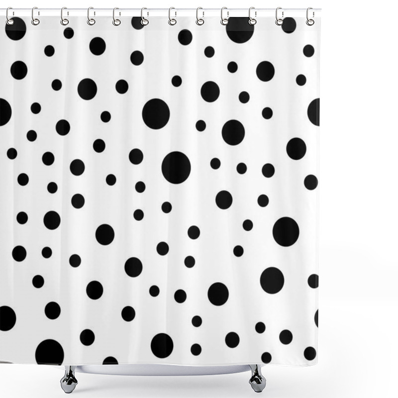 Personality   Repeatable Circles Pattern Shower Curtains