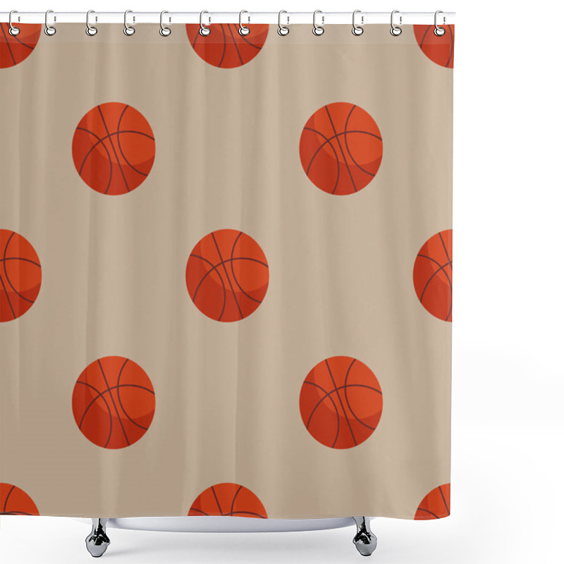 Personality  Ball Seamless Pattern Shower Curtains