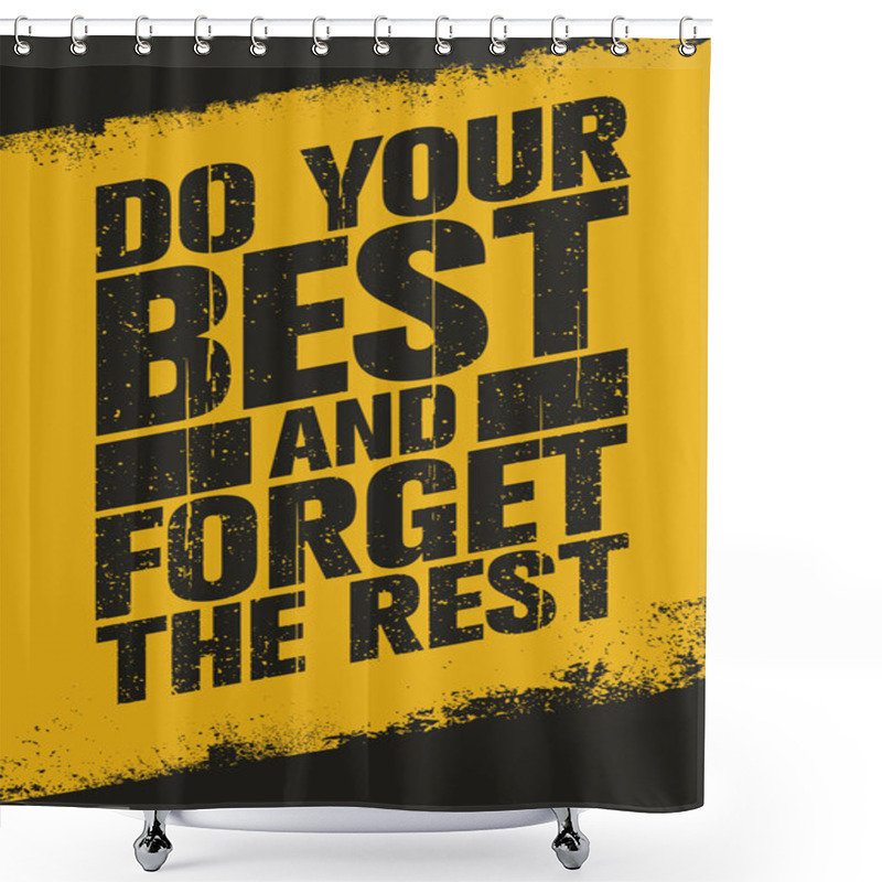 Personality  Inspiring Sport And Fitness Motivation Quote Shower Curtains