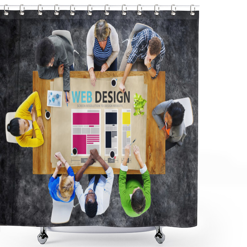 Personality  Website Design Ideas Concept Shower Curtains