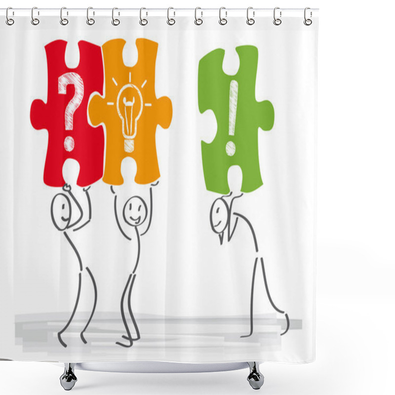 Personality  Problem-solving Shower Curtains