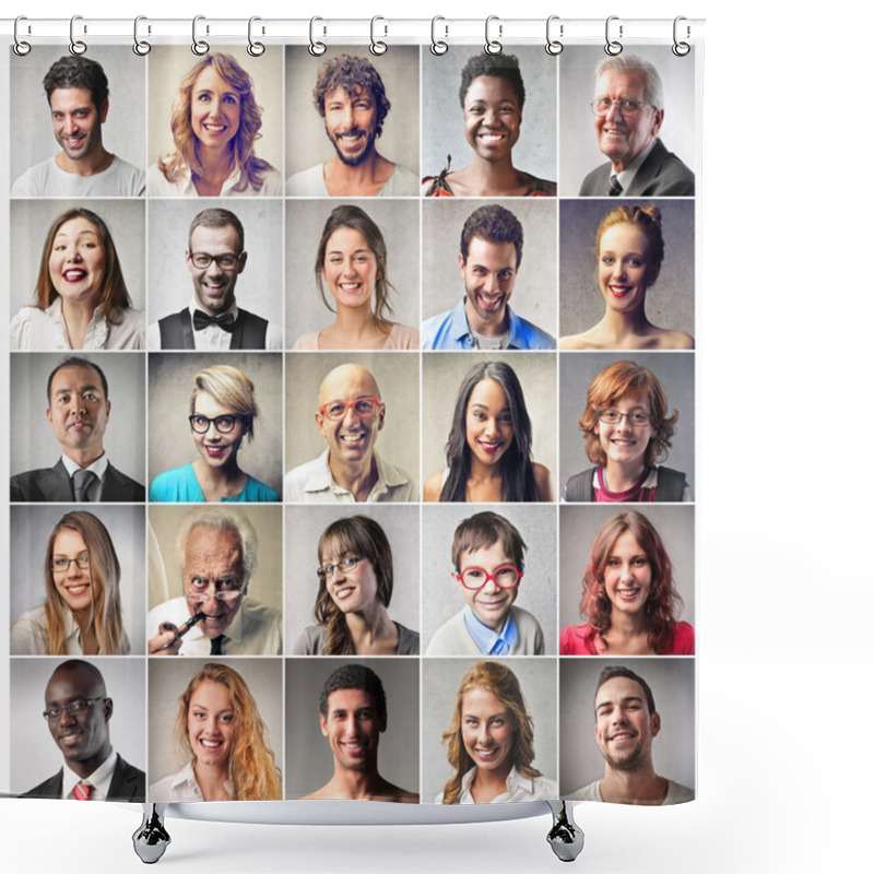 Personality  Different Men And Women Shower Curtains