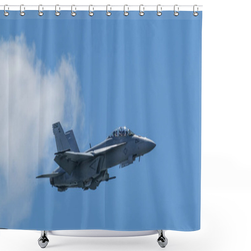 Personality  US Navy FA-18 Super Hornet Jet Shower Curtains