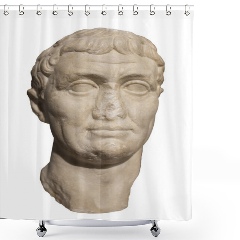 Personality  Mark Antony Bust Shower Curtains