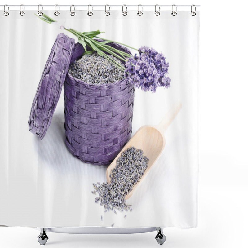 Personality  Fresh And Dry Lavender Flowers Shower Curtains