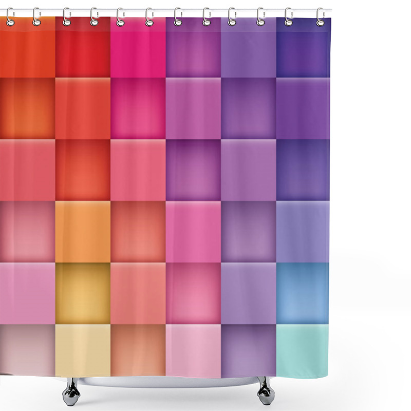 Personality  Modern Absrtact Background. Shower Curtains