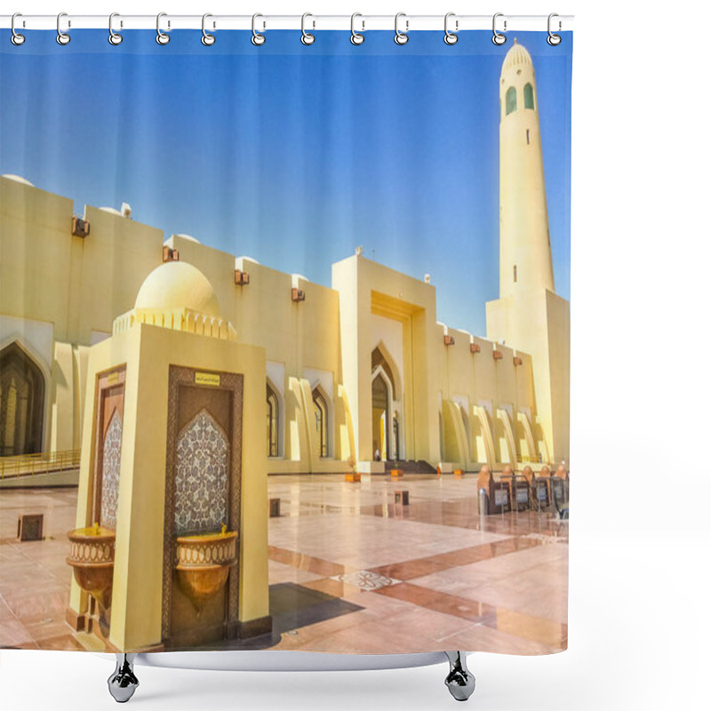 Personality  Doha Grand Mosque Shower Curtains