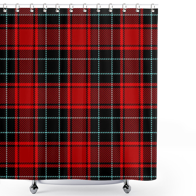 Personality  Tartan Plaid Scottish Seamless Pattern.  Shower Curtains