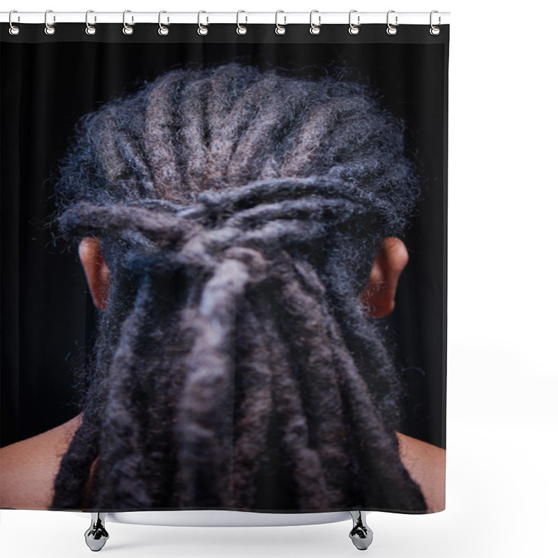 Personality  Male Head With Dreadlocks Shower Curtains