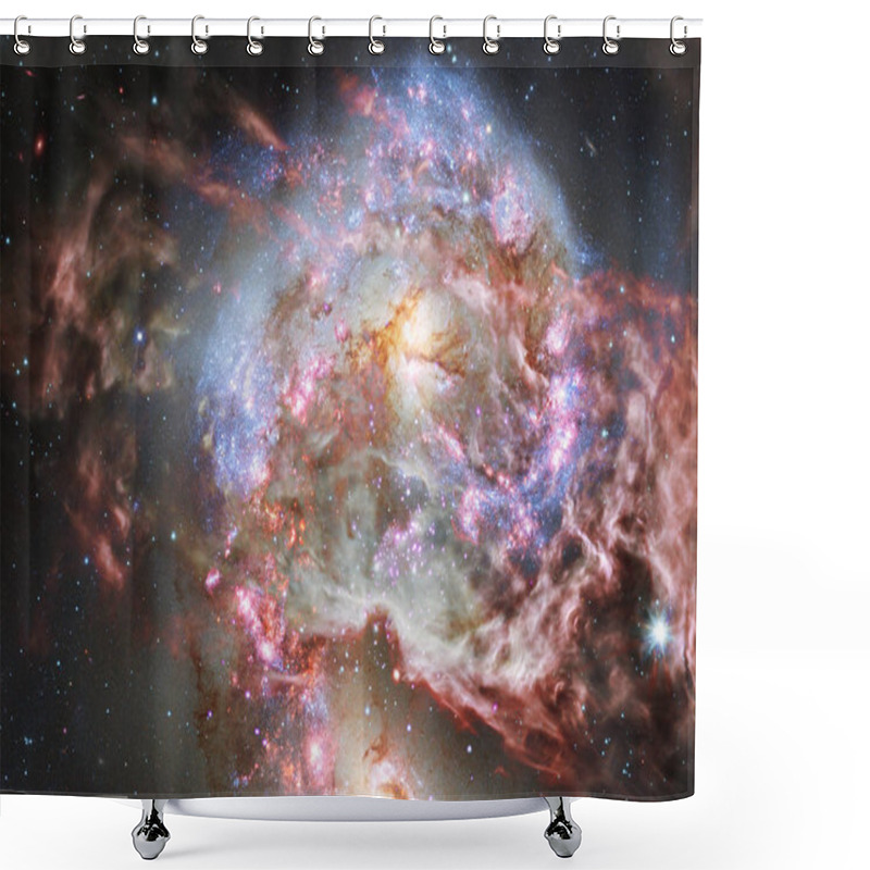 Personality  Landscape Of Star Clusters. Beautiful Image Of Space. Cosmos Art. Elements Of This Image Furnished By NASA. Shower Curtains