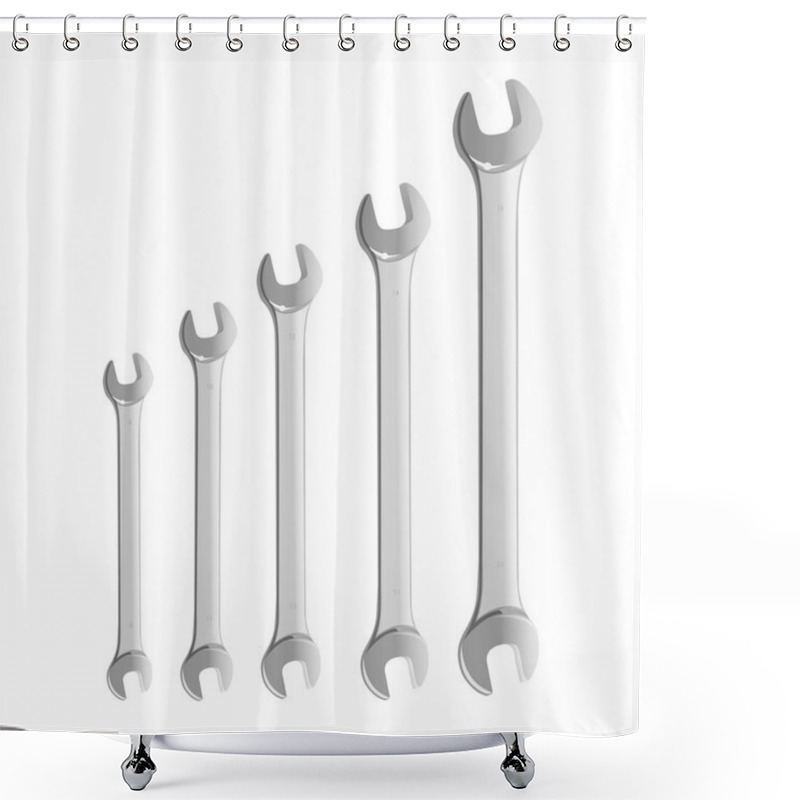 Personality  Set Of Wrenches Shower Curtains