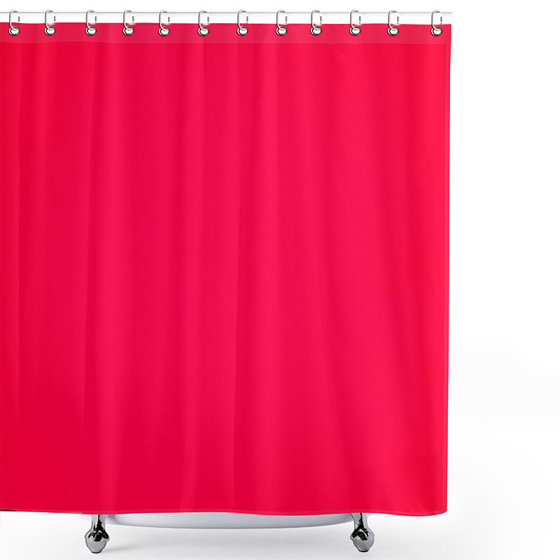 Personality  Plain Red Background Shower Curtains