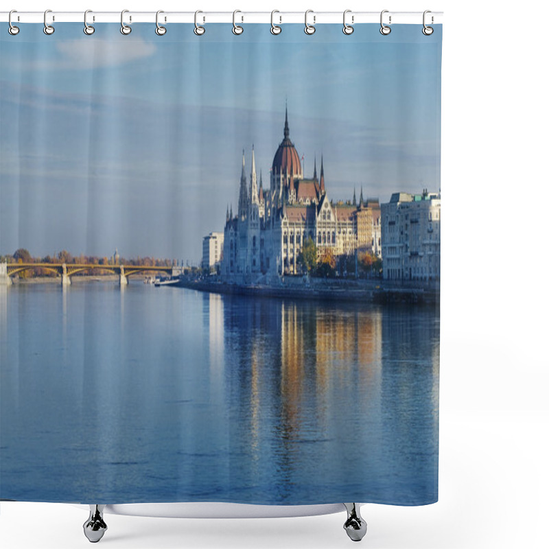 Personality  Parliament In Budapest Shower Curtains