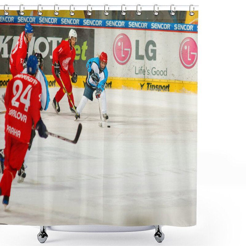 Personality  University Hockey League Final Match Shower Curtains