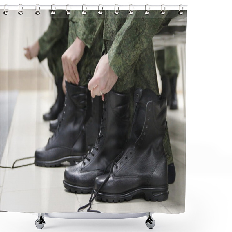 Personality  Russian Army. Shower Curtains