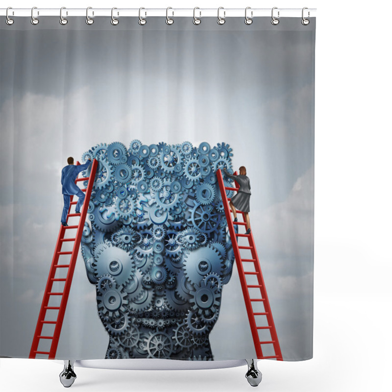 Personality  Technology Development Business Shower Curtains