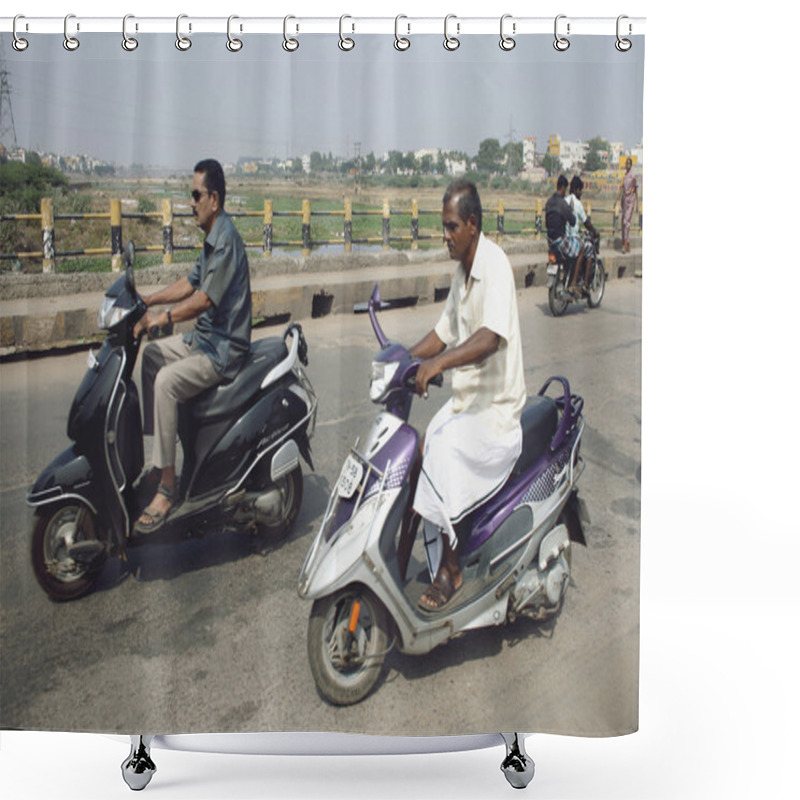 Personality  Traffic On The Street Shower Curtains