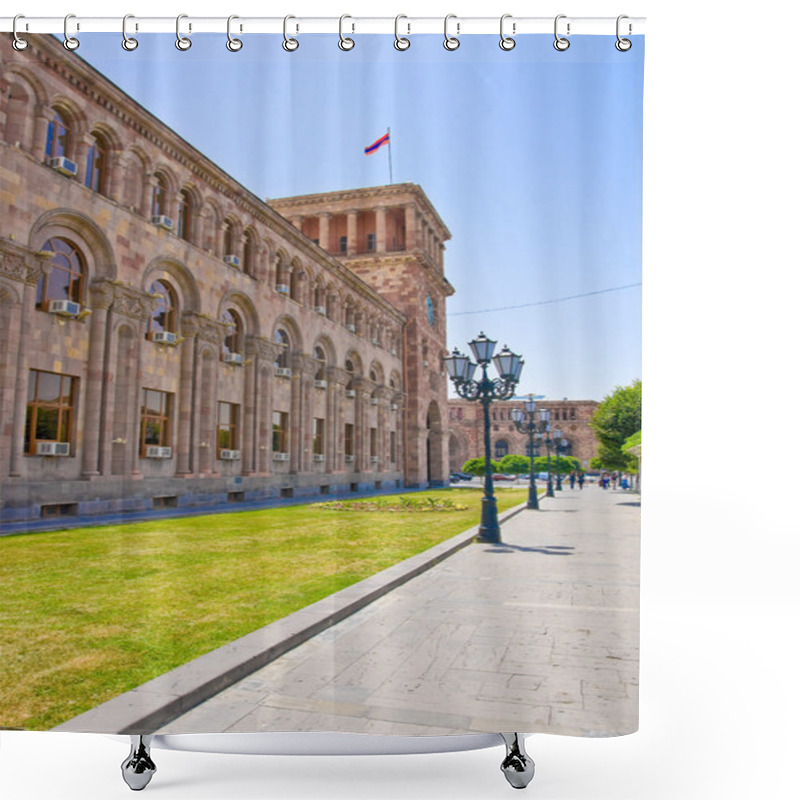 Personality  Republic Square, Armenia, Yerevan Shower Curtains