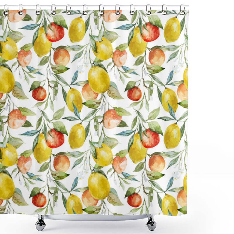 Personality  Lemons And Oranges Shower Curtains