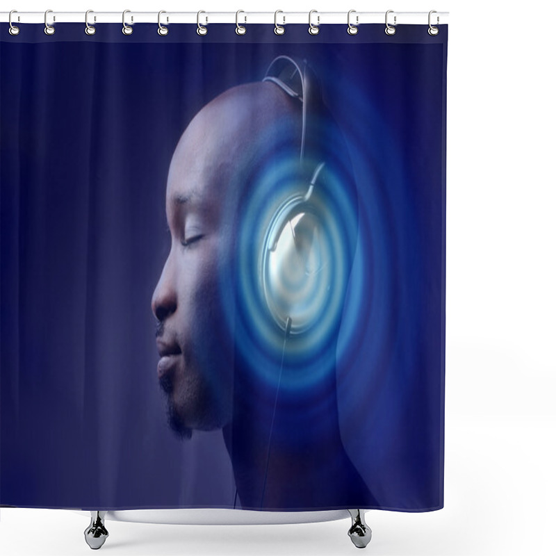 Personality  Sound Shower Curtains