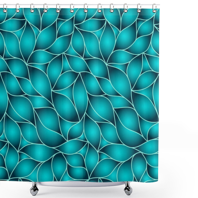 Personality  Vector Paper Cut Geometric Nature Modern Background. Shower Curtains