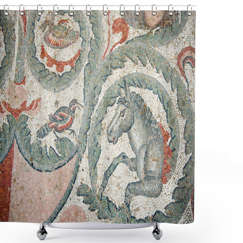 Personality  Roman Mosaics Shower Curtains