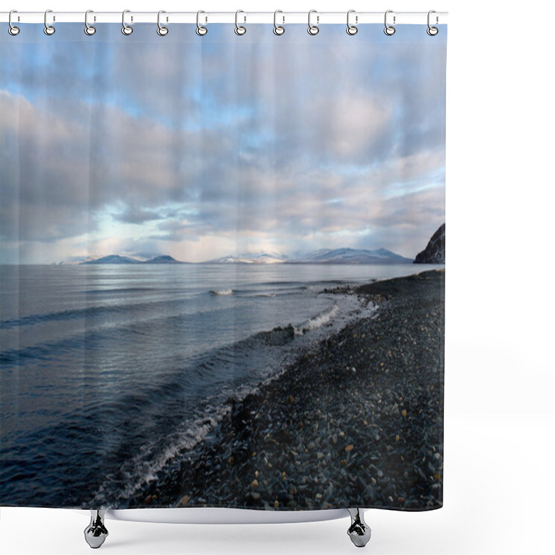 Personality  Arctic Coast Of Chukotka  In Summer. Shower Curtains