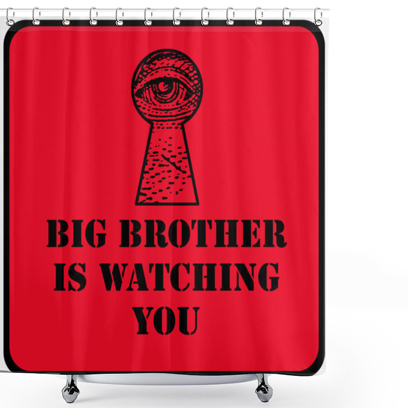 Personality  Big Brother Shower Curtains