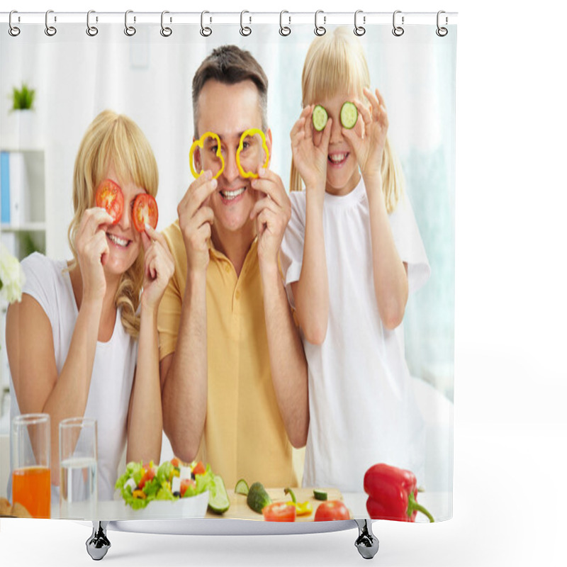 Personality  Playful Family Shower Curtains