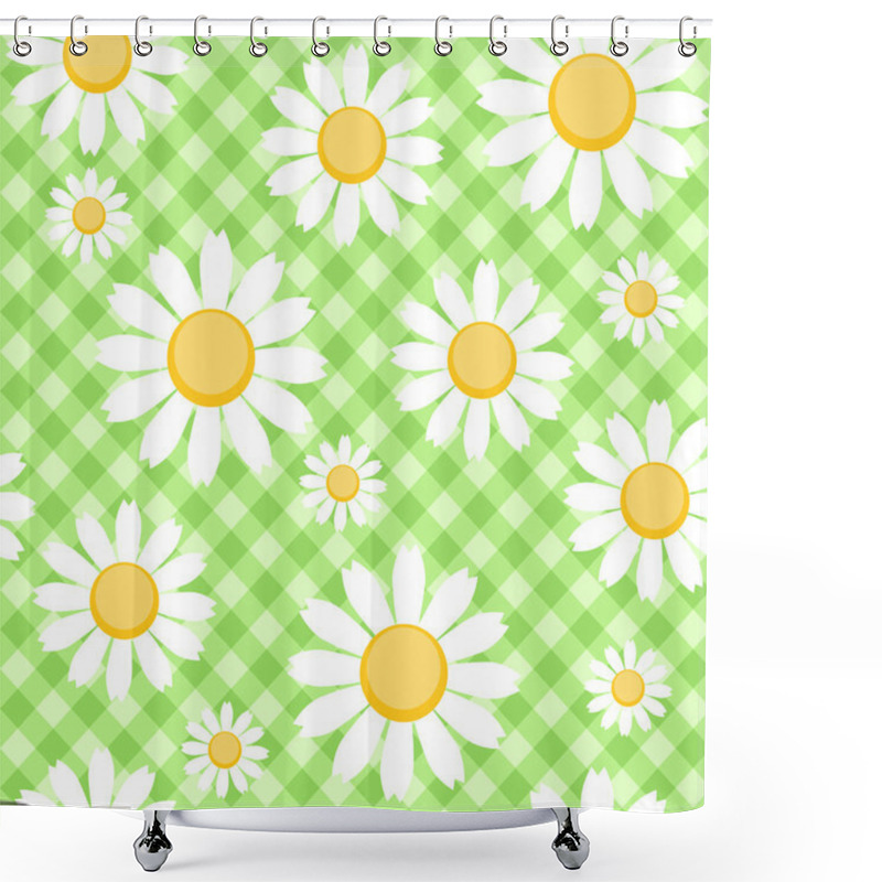 Personality  Chamomile Background Shower Curtains