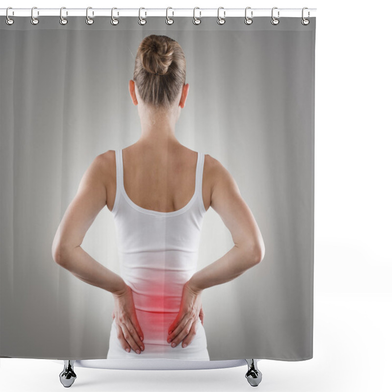 Personality  Back Pain Shower Curtains