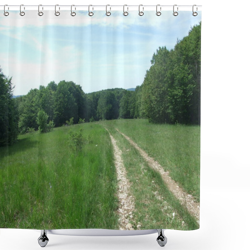 Personality  Green Glade Shower Curtains