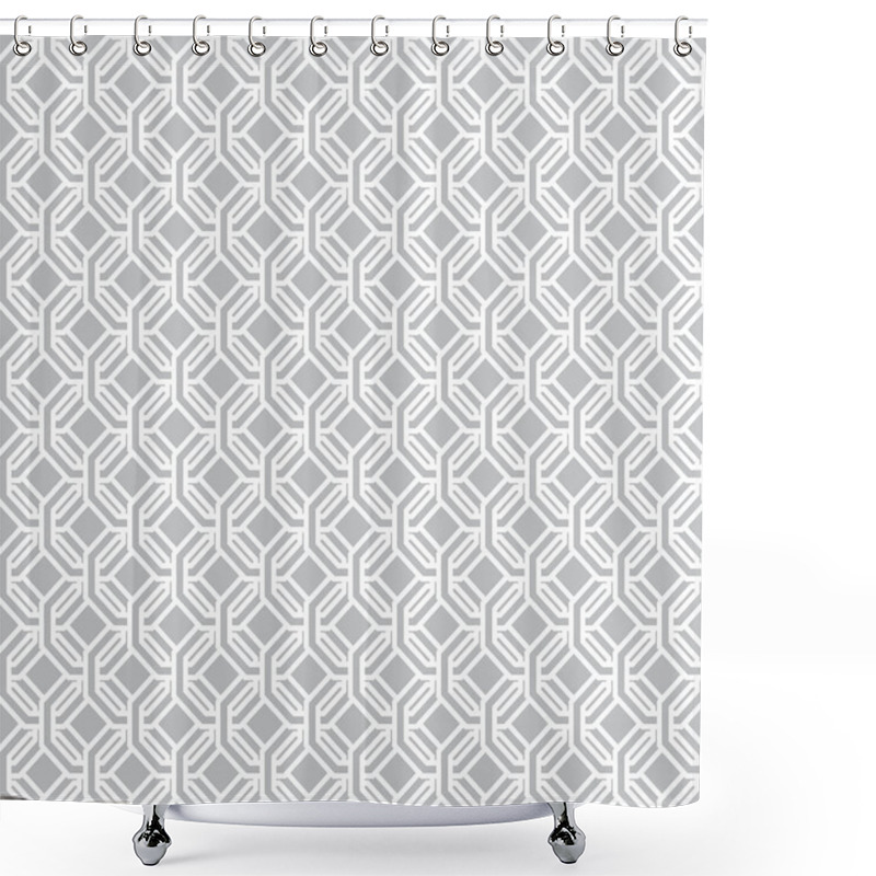 Personality  Seamless Vector The Template. Shower Curtains