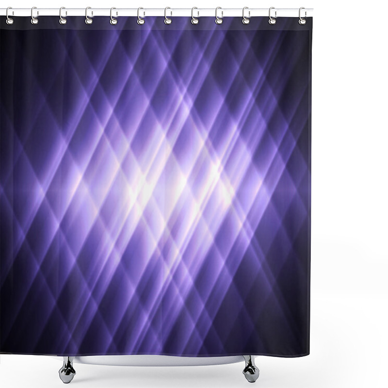 Personality  Violet Abstract Background Shower Curtains