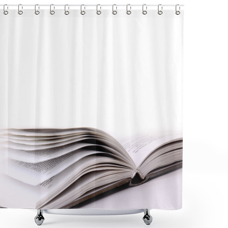 Personality  Open Book Shower Curtains