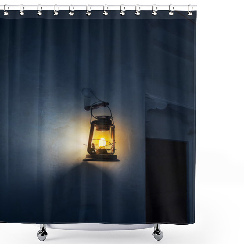 Personality  Arab Street Lanterns In The City Of Dubai Shower Curtains