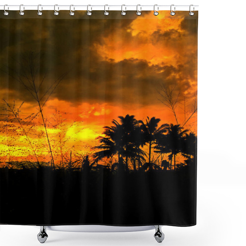 Personality  Sunset Shower Curtains