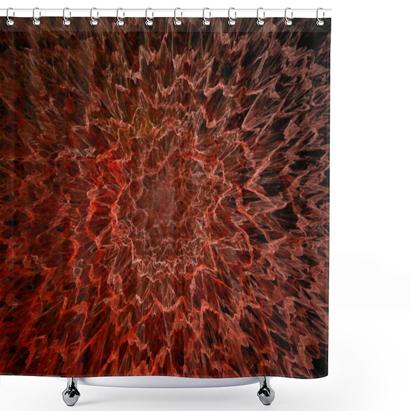 Personality  Enter The Enchanting Realm Of Artificial Fractals: Embark On A Journey Of Infinite Complexity And Discover The Mesmerizing Beauty Of Mathematics And Design Shower Curtains