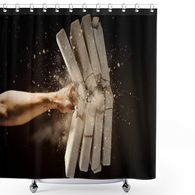 Personality  Physical Strength Shower Curtains