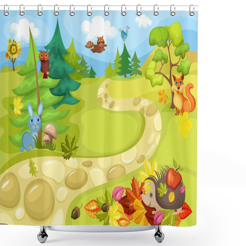 Personality  Autumn Shower Curtains